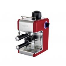 CE-929 - HAUSER CE-929 kávovar, 800 W, 3,5 bar, funkcia pary, kapacita 4 šálky, červená farba