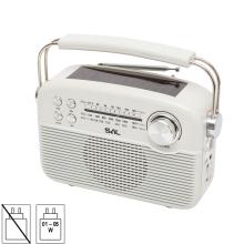 RPR9 - Solárne hybridné rádio, BT-FM-AM-SW, AC-DC-SOLAR