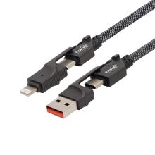 USB4X1 - USB nabíjací kábel, 1,1 m, 66 W
