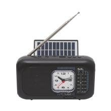 RPH3 - Solárne hybridné rádio, BT/USB/SD/CLOCK/LAMP