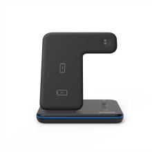 CNS-WCS302B - CANYON 3in1 bezdrôtová nabíjačka, čierna