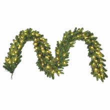 KMG270LED - Umelá girlanda s LED, 270 cm, teplá biela