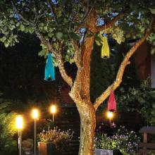 GB 23/RD - Dekorácia s LED sviečkou, červená