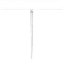 KJL288 - Svietiaci reťazec cencúle, studená biela, IP44 adaptér