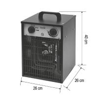 FKI5 - Prenosný ventilátorový ohrievač, 400 V / 5 kW